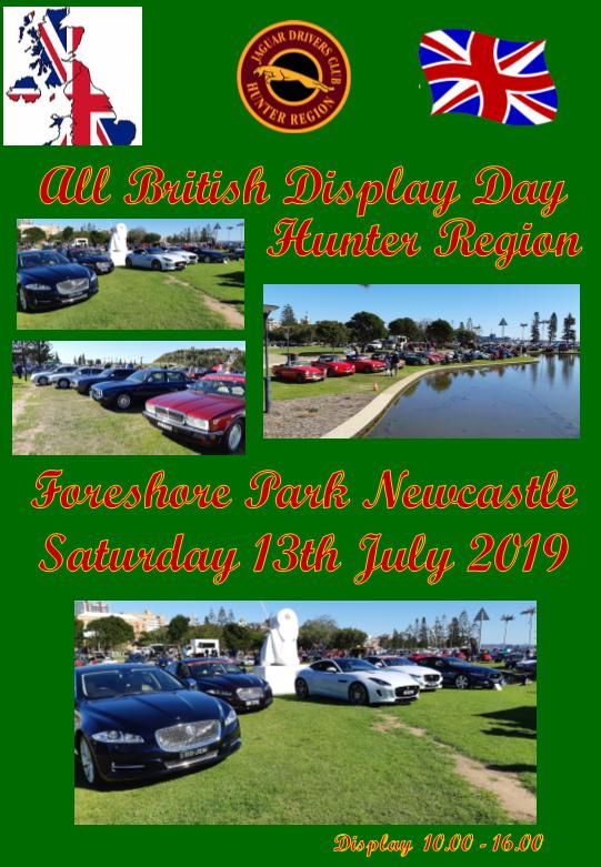 Jaguar Drivers Club Hunter Region All British Day