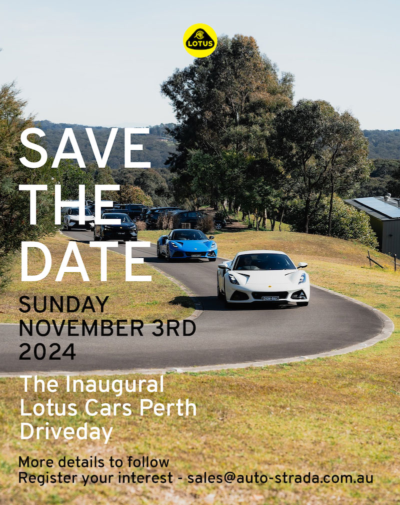 Lotus Cars Perth Inaugural Driveday